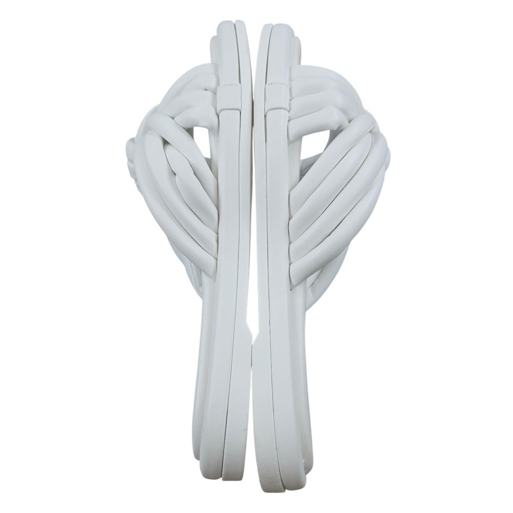 Seychelles Sandals Womens 8.5 White Simply the‎ Best Knotted Slide Casual Summer - Picture 5 of 9